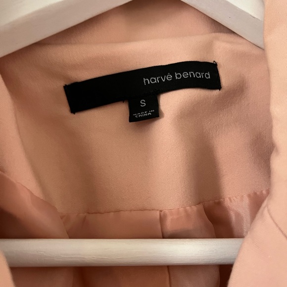 Harvé Benard Pale Pink Moto Jacket - Picture 3 of 7